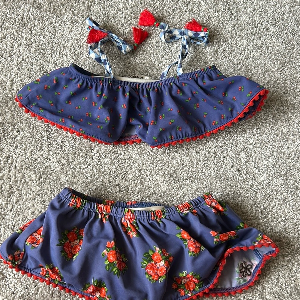 Matilda Jane two piece baby girl bathing suit
